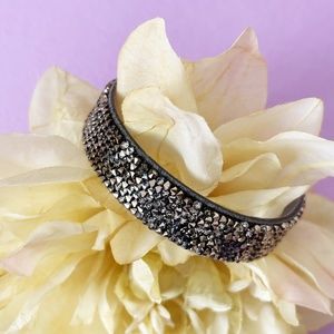 SV Wrist Cuff Wrap Bracelet with Rhinestones